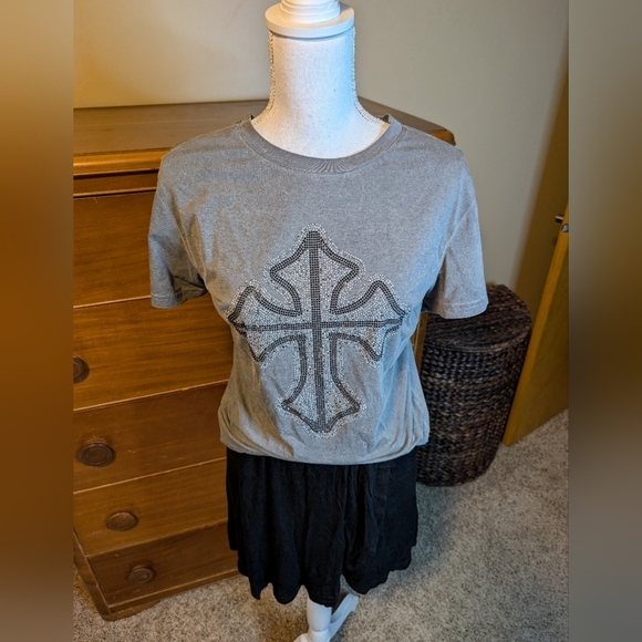 Coco + Carmen Cheeky Chic Side Kick Skirt (Black, Large/XLarge) - Picture 4 of 12